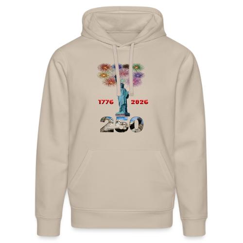 1776 - 2026 | 250 Years USA | Fireworks - Stanley/Stella Drummer Unisex Organic Hoodie