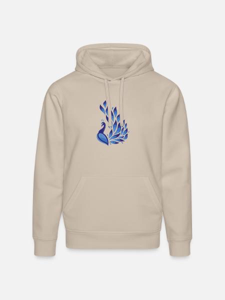 Peacock - Stanley/Stella Drummer Unisex Organic Hoodie - dust