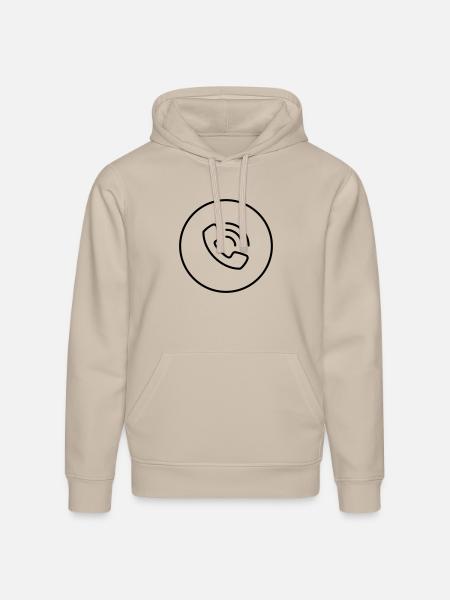 phone call - Stanley/Stella Drummer Unisex Organic Hoodie - dust