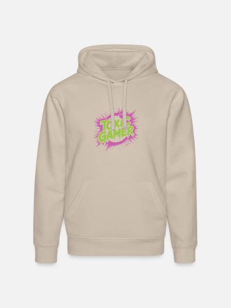Toxic Gamer - Stanley/Stella Drummer Unisex Organic Hoodie - dust