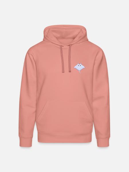 Pastel Manta Charm - Stanley/Stella Drummer Unisex Organic Hoodie - canyon pink
