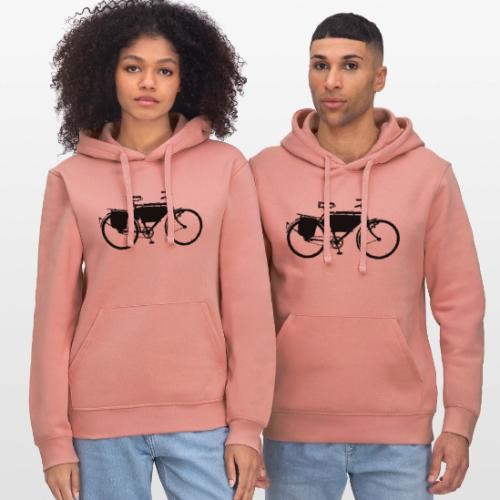 swiss_army_bike_bw - Stanley/Stella Drummer Unisex Organic Hoodie