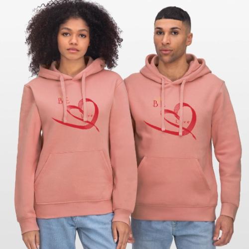 BE LOVE - Stanley/Stella Drummer Unisex Organic Hoodie