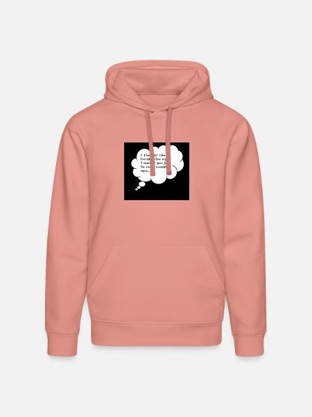 Thought Cloud Love Script - Stanley/Stella Drummer Unisex Organic Hoodie - canyon pink