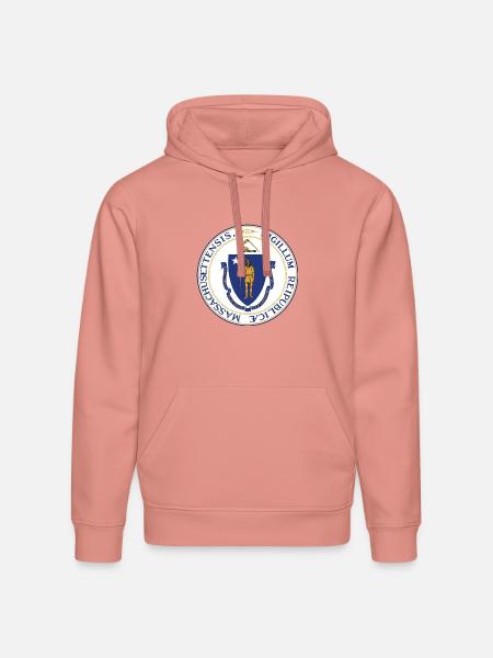 Massachusetts - Stanley/Stella Drummer Unisex Organic Hoodie - canyon pink