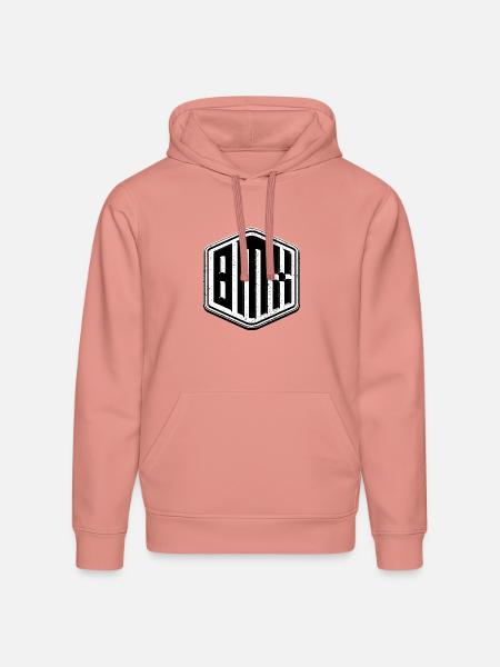 Bmx Apparel | Bmx Biker | Bmx - Stanley/Stella Drummer Unisex Organic Hoodie - canyon pink