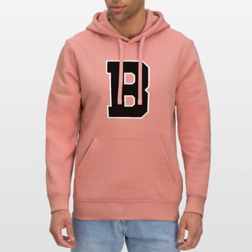 Varsity Letter B Athletic Alphabet Graphic - Stanley/Stella Drummer Unisex Organic Hoodie
