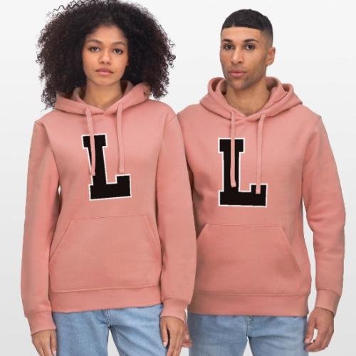 Varsity Letter L Athletic Monogram - Stanley/Stella Drummer Unisex Organic Hoodie