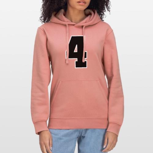 Varsity Number 4 College Style - Stanley/Stella Drummer Unisex Organic Hoodie