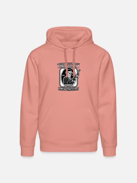 Loyalty Family Comes First - Stanley/Stella Drummer Unisex Organic Hoodie - canyon pink
