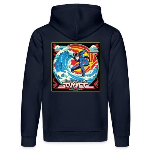 Anime Wavecat Surfer - Stanley/Stella Drummer Unisex Organic Hoodie