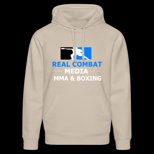 RCM MMA & BOXING Light Blue White Text - Stanley/Stella Drummer Unisex Organic Hoodie