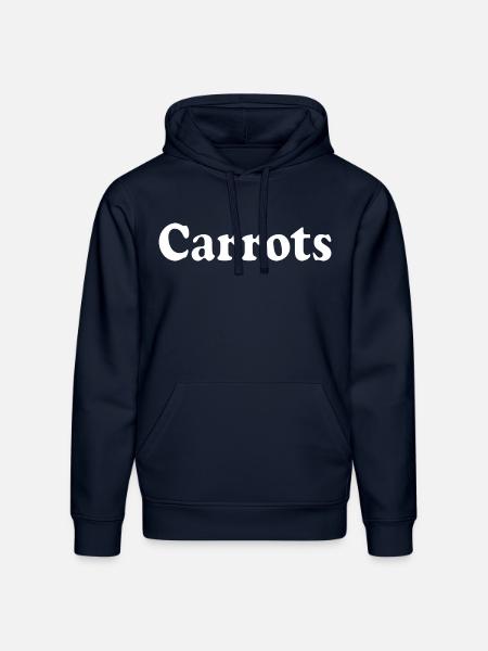 carrots - Stanley/Stella Drummer Unisex Organic Hoodie - french navy