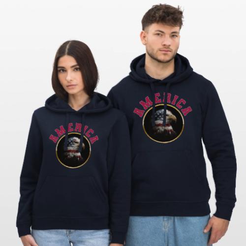America Soars - Stanley/Stella Drummer Unisex Organic Hoodie