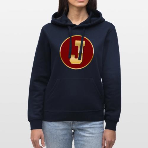 Letter J – Capital Varsity Alphabet Monogram - Stanley/Stella Drummer Unisex Organic Hoodie
