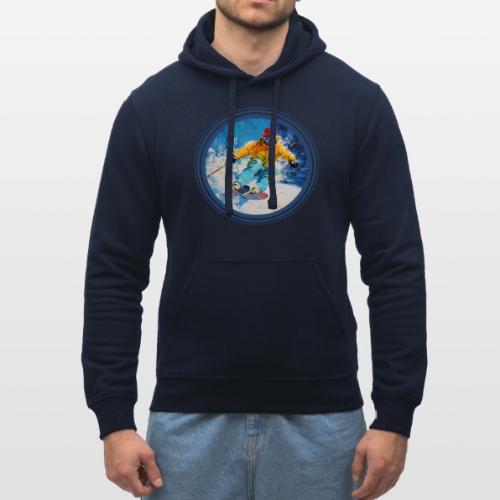 Born for Skiing - Stanley/Stella Drummer Unisex Organic Hoodie