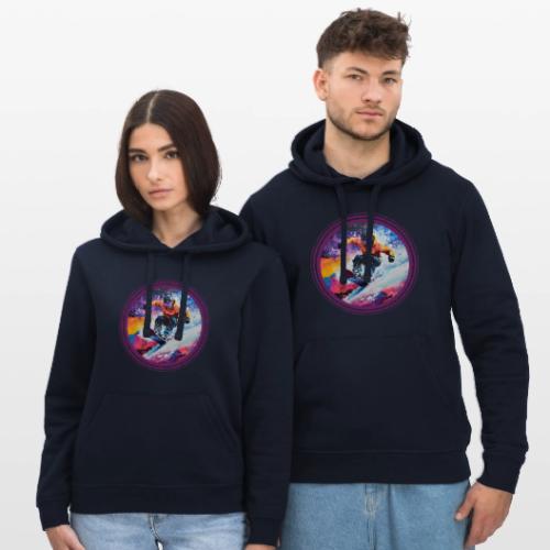 Snowboarding Spirit - Stanley/Stella Drummer Unisex Organic Hoodie