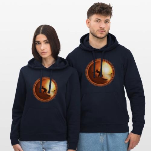 Surfing Vibes - Stanley/Stella Drummer Unisex Organic Hoodie