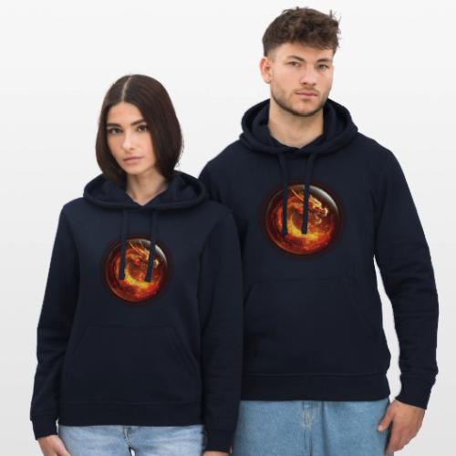 Shadow Dragon Rise - Stanley/Stella Drummer Unisex Organic Hoodie