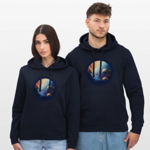 Nebula of Planets - Stanley/Stella Drummer Unisex Organic Hoodie