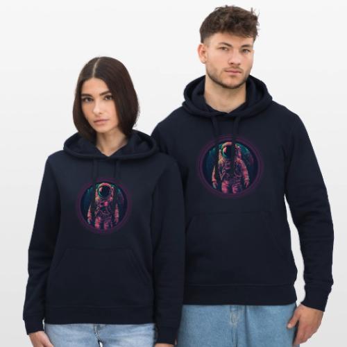 Astronaut: Explore the unknown - Stanley/Stella Drummer Unisex Organic Hoodie