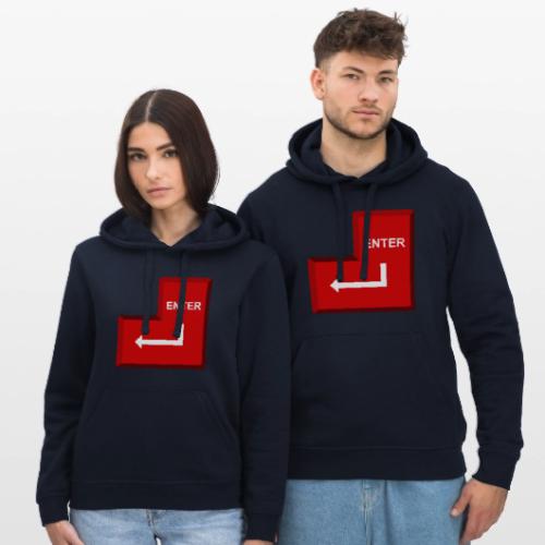 Just Press Enter - Stanley/Stella Drummer Unisex Organic Hoodie