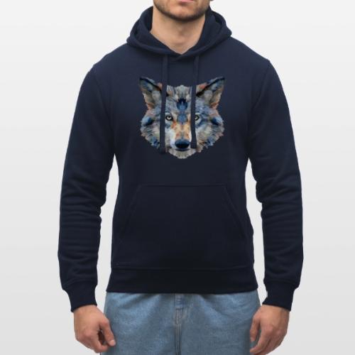 Wolf: Chromatic Wild Gaze - Stanley/Stella Drummer Unisex Organic Hoodie
