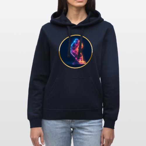 Hockey: Neon Hockey Sketch - Stanley/Stella Drummer Unisex Organic Hoodie
