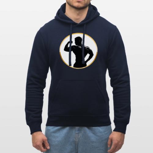 Bodybuilder: Classic Flex Emblem - Stanley/Stella Drummer Unisex Organic Hoodie