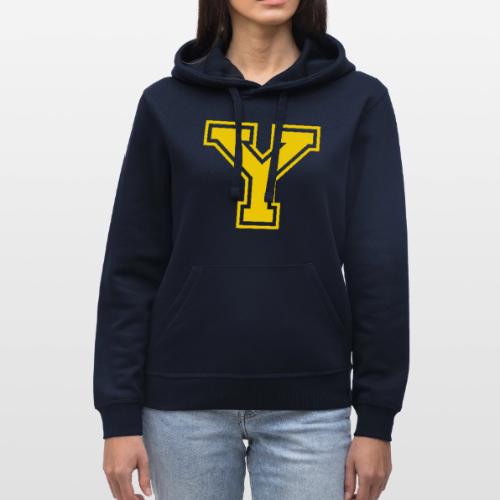 Letter Y – Capital Athletic Alphabet Monogram - Stanley/Stella Drummer Unisex Organic Hoodie