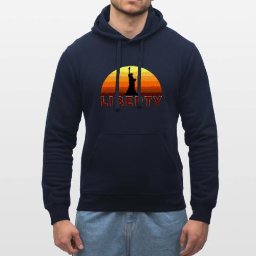 USA: Sunset Liberty Bold - Stanley/Stella Drummer Unisex Organic Hoodie