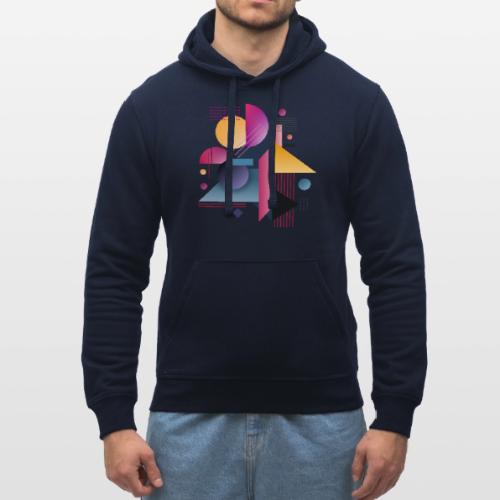 Color Pulse Geometry - Stanley/Stella Drummer Unisex Organic Hoodie