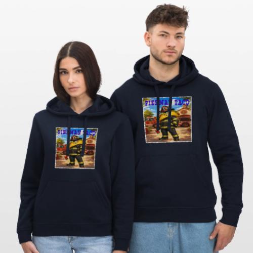 Fireman Taco - Stanley/Stella Drummer Unisex Organic Hoodie