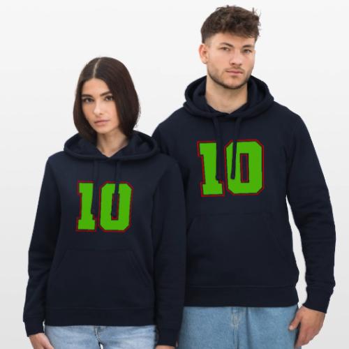The Magic Number 10 - Stanley/Stella Drummer Unisex Organic Hoodie