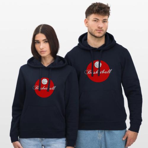Basketball: Bold Hoops - Stanley/Stella Drummer Unisex Organic Hoodie
