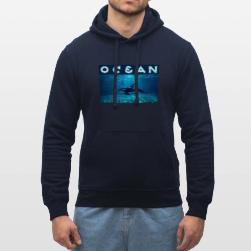 Ocean: Orca in Motion - Stanley/Stella Drummer Unisex Organic Hoodie