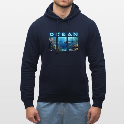 Ocean: Turtle Drift - Stanley/Stella Drummer Unisex Organic Hoodie