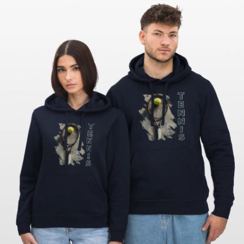 Tennis Power Play - Stanley/Stella Drummer Unisex Organic Hoodie