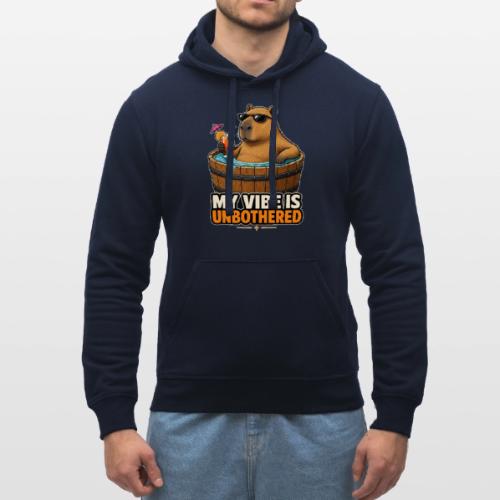 Unbothered Beaver in Wooden Tub - Stanley/Stella Drummer Unisex Organic Hoodie