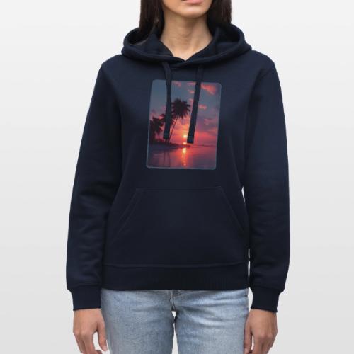 Tropical Sunset Ocean Reflection Design - Stanley/Stella Drummer Unisex Organic Hoodie