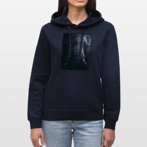 Shadow Elephant Intense Eyes Design - Stanley/Stella Drummer Unisex Organic Hoodie