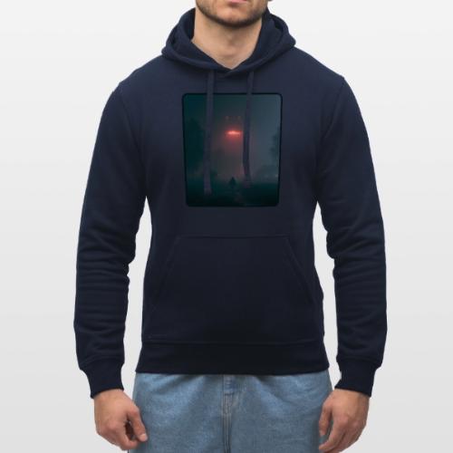 Mysterious UFO Encounter Design - Stanley/Stella Drummer Unisex Organic Hoodie