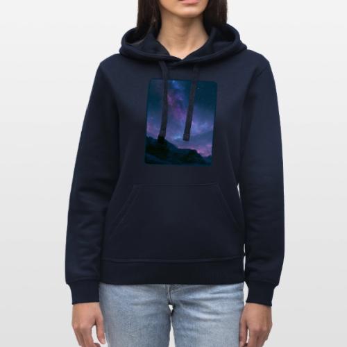 Stargazer Nebula Night Sky Art - Stanley/Stella Drummer Unisex Organic Hoodie