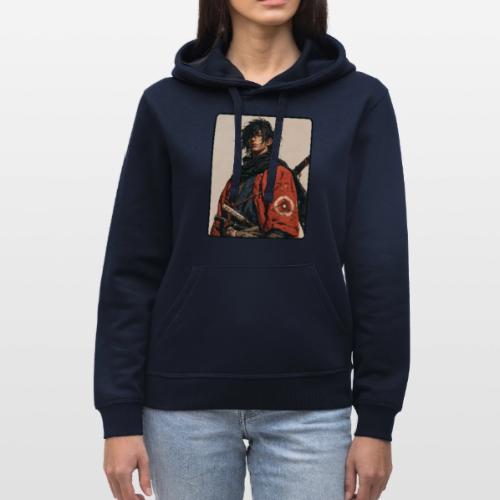 Young Samurai Warrior Portrait - Stanley/Stella Drummer Unisex Organic Hoodie