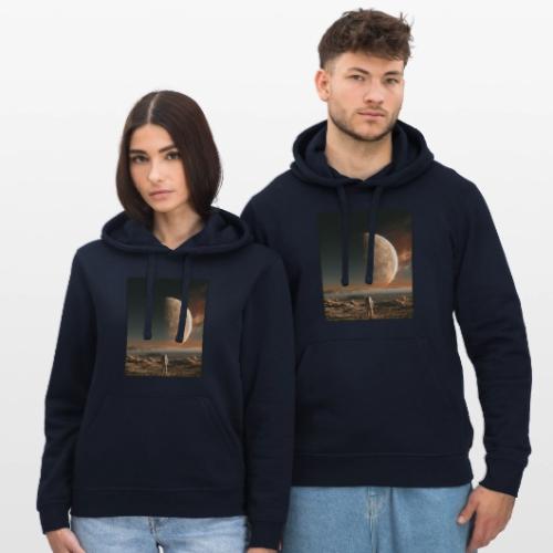 Astronaut on an Alien Moon - Stanley/Stella Drummer Unisex Organic Hoodie