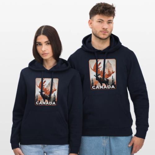 Canada Wild Spirit - Stanley/Stella Drummer Unisex Organic Hoodie