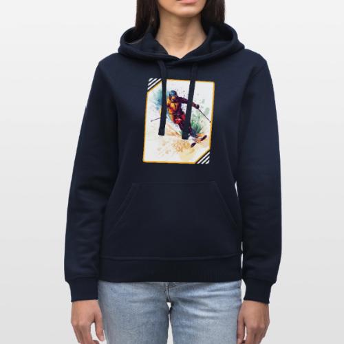 Winter Skiing Escape - Stanley/Stella Drummer Unisex Organic Hoodie