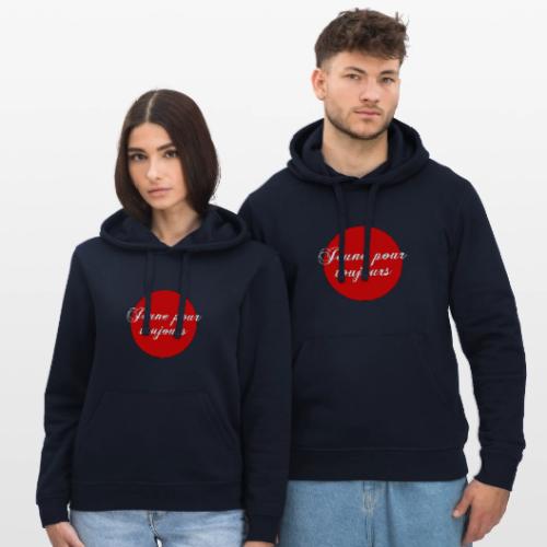 Jeune pour toujours - Stanley/Stella Drummer Unisex Organic Hoodie