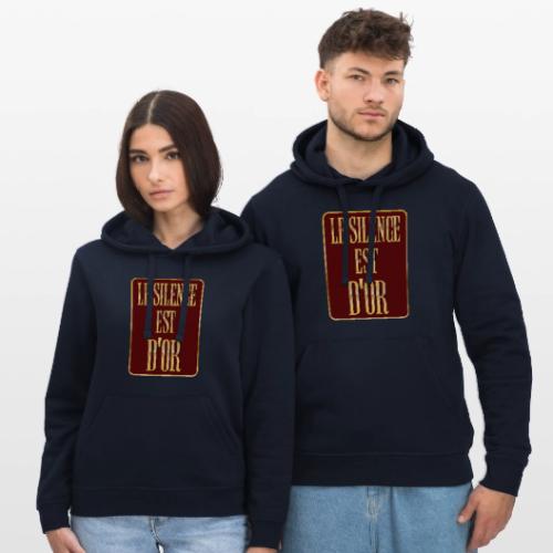 Silence is golden - Stanley/Stella Drummer Unisex Organic Hoodie