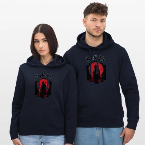 Ninja in the Shadows - Stanley/Stella Drummer Unisex Organic Hoodie